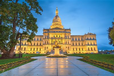 Michigan State Capitol in Lansing